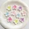 Flores de Flor de Pessegueiro Simuladas que Brilham no Escuro Acessórios DIY Atacado Pingentes para Capa de Celular Tamancos Presilhas de Cabelo Elásticos Materiais para Acessórios de Cabelo