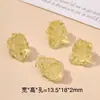 Piezas de Tallado de Cristal Piezoeléctrico, Cuentas Espaciadoras, Accesorios para Colgantes, Cristal Amarillo Piezoeléctrico para DIY, Cuentas de Despertar del León Zaki Lam, Al por Mayor