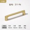 Manija de aleación de aluminio dorado para puerta de gabinete, cajón, armario, manija de puerta, manija ligera, moderna, de lujo, simple, de un solo orificio