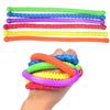 Pegamento suave TPR cuerda elástica para fideos juguete artefacto de descompresión cuerda de ventilación para tirar cuerda de fideos para tirar fabricantes venta al por mayor personalizada