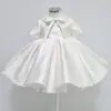 Vestido de niña, vestido de princesa, vestido para el primer cumpleaños de niños, vestido de tutú con pajarita, vestido de fiesta y actuación para niña de las flores