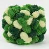 Cojín de Hilo de Bola Grande Manta Tejida a Mano Material para Colcha DIY Cubierta de Manta Hilo con Pompón Cojín Tipo Saco de Frijoles