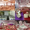 Respaldo elástico para silla de hotel, correa con lazo floral, respaldo para silla de banquete, funda para silla de boda, decoración de respaldo de silla al por mayor
