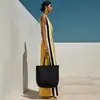 Vestido sin mangas de bloques de color con rayas verticales para mujer, estilo europeo y americano, cuello alto, corte recto holgado, con bolsillos, vestido largo tipo tank para vacaciones