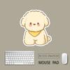 Mouse pad em forma especial pudim cão desenhos animados animal mouse pad escritório mouse pad marca anime mouse pad lote