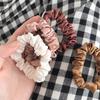 Laço de cabelo de cetim solto para intestino grosso, laço de cabelo simples de celebridade da Internet, corda de cabelo combinada para mulheres, laço de cabeça de bola, faixa de borracha para cabelo