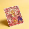 Lienzo Thangka pintado a mano con pintura dorada que representa al Dios Dorado de la Riqueza Dorada, los Cinco Dioses del Gran Cielo Negro, Manjushri, estilo Xizang, imagen personalizable, pintura de Tara Verde
