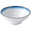 Plato de Melamina A5 Plato Imitación Porcelana Azul Marino y Blanco Resistente a Roturas Tazón para Fideos Taza Cuchara Vajilla de Mesa Vajilla Comercial Al por Mayor Forma Redonda
