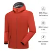 Jaqueta funcional à prova de frio com forro interno de fleece, à prova de vento, resistente à água, resistente ao desgaste, fleece espesso, quente e respirável, vestuário de trabalho unissex