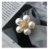 Broche de Laço, Fivela de Lenço de Seda de Alta Qualidade, Corsage, Alfinete de Pérola, Acessórios, Flor, Luxo Acessível para Mulheres