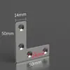 Soporte angular de acero inoxidable fijador de ángulo recto de 90 grados conector de soporte triangular de hierro pieza de refuerzo tipo ferretería soporte de estante