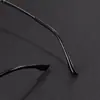 Gafas para Estudiantes Mujeres, Gafas de Media Montura Anti-Luz Azul, Material Retro de Alta Calidad, Armazón Metálico para Gafas de Miopía C