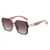 Gafas de sol retro europeas y americanas para mujer, de alta gama, elegantes, con montura grande, para cara redonda, gafas de sol de moda