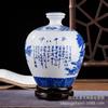 Botella de Vino de Cerámica Jingdezhen de 5 kg 5 kg, Jarra de Vino, Olla de Vino Sellada Azul y Blanca, Tanque de Vino, Tanque de Vino, Kit de Vino Casero