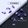 Zircônia Meia-Lua Qualidade 7A, Zircônia Meia-Lua Branca e Colorida com Base Pontiaguda, Pedras Soltas, Atacado do Fabricante de Wuzhou