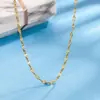 2024 Nuevo Estilo Colgante-Gratis Mujeres Sencillo Versátil Brillante Cadena Clavícula Cadena Labios Cadena Única Cadena Desnuda Accesorios