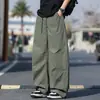 Pantalones Casuales de Pierna Ancha para Hombre 2026 Otoño Nuevo de Moda Sueltos Versátiles Rectos para Exteriores de Trabajo