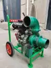 Bomba d'água para Motor Diesel Máquina de Bombeamento Grande Vazão 4 Polegadas 6 Polegadas 8 Centrífuga Bomba Manual Autoescorvante Irrigação Drenagem