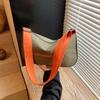 Bolso Bandolera Nuevo y Sencillo, Bolso Ligero de Tela de Moda, Bolso Versátil Casual Tipo Dumpling, Bolso de Hombro de Moda para Mujer