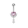 Piercing de Umbigo de Aço Inoxidável Transfronteiriço Morcego Aranha Halloween Estilo Escuro Piercing de Umbigo Joia Piercing Sexy da Moda