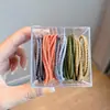 Diademas de Colores para Mujer, Estilo Coreano Negro, Bandas de Goma Desechables Engrosadas, Accesorios para el Cabello, Anillos para el Cabello que No Dañan el Cabello