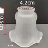 Lámpara de araña para sala de estar europea Pantalla de lámpara de cristal Lámpara de ventilador de techo Lámpara de mesa Lámpara de pared Lámpara de concha Accesorios creativos DIY E27/14