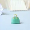 Peça de Escultura Mini Bolsa de Cristal Cru Natural, Pingente de Bolsa de Jade de Cristal, Ornamento de Pedra Crua de Ágata