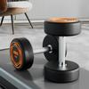 Haltere de Aço Puro Fitness Masculino Casa Ginásio Feminino 30kg Uma Peça Sólida Combinação de terno de halteres