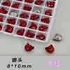 Cabeça de Gato Substituição K9 Multifacetada 6*10mm Fundo Pontiagudo Vidro Lote Inteiro de Enfeites de Diamante Brilhantes DIY Coração Diamante Grande para Nail Art