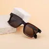 Gafas de sol cuadradas de moda europeas y americanas 2026 para hombre, Gafas de sol versátiles y sencillas con protección solar para hombre, Transfronterizo