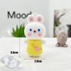 Chaveiro de Coelhinho Fofo Boneco Pingente Cola Gotejada Chaveiro de Coelhinho Miffy Boneco Pingente Acessórios para Carro Bolsa