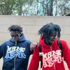 En Stock 2026 Nuevo Sudadera con Cremallera y Estampado de Letras de Espuma Estilo Callejero Hip-Hop Europeo y Americano para Adolescentes Ropa Casual
