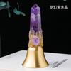 Cristal Natural Transfronteiriço Prisma Hexagonal Pontiagudo Único Sino Mágico DIY Criativo Halloween Bruxa Adereços Mágicos Venda por Atacado
