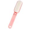 Lindo mini peine plegable de macarrón, peine portátil para el cabello, peine de dientes suaves de plástico para el hogar para estudiantes, peine con cojín de aire.