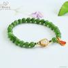 Pulseira Aiyu Jade Hetian Natural Jaspe Design Original Fabricante de Pulseira de Jade Atacado S2051608