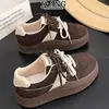 Couro Genuíno Super Macio Solado Grosso Sapatos de Treino Alemães Sapatos Femininos 2026 Outono Inverno Novos Estudantes Versátil Casual Sapatos Esportivos Sapatos de Pão