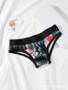 Ropa interior popular de seda de hielo para hombre para comercio exterior, calzoncillos holgados de talla grande con estampado moderno nuevo, ropa interior cómoda para hombre