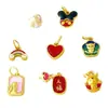 Arena Antigua Oro Rojo Corazón Arcoíris Mickey Loto Moderno Dibujos Animados Tendencia Nacional Joyería DIY Accesorios Al Por Mayor