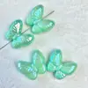 Fantasía de Verano Nuevo Galvanizado UV Mariposa Mariposa Voladora Cadena de Teléfono Móvil con Cuentas DIY Colgante Collar Accesorios de Joyería