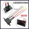 Accesorios para olla arrocera eléctrica olla eléctrica olla a presión resorte con toma de corriente enchufe de conexión de cable de alimentación
