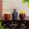 Serie de Botellas de Vino, Ollas de Aceite, Latas de Té para Simulación de Paisaje en Miniatura, Accesorios de Decoración DIY para Casa de Muñecas, Adornos Pequeños para Coche y Escritorio