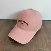 Gorra de Béisbol Sombrero de Pico para Mujer Bordado de Corazón Letras Estilo Coreano Dulce Lindo Suave Parte Superior Algodón Lavado Hace que la Cara Parezca Más Pequeña Sombrero de Protección Solar