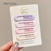 Pinzas para el pelo de cuero con forma de estrella y nube para niñas, Pinzas Bb dulces y geniales para flequillo y cabello lateral, Accesorios para el pelo para niñas