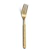 Talheres de estilo ocidental criativos de aço inoxidável banhado a titânio com relevo de pedra amazônica transfronteiriço, conjunto de 4 peças de faca de bife, garfo e colher de estilo ocidental