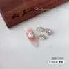 Accesorios para decoración de uñas de strass ovalado apilado K9 de alta transparencia, bolas de strass para decoración de uñas tipo huevo de paloma de cristal brillante de lujo de moda sin base