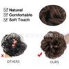 Pelucas de Cabello Sintético Transfronterizas, Ligas para el Cabello, Accesorios para el Cabello, Diademas, Moño de Cabello Sintético, Moño de Cabello Sintético de 35g