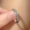 Anillo de Acero Inoxidable Ancho Dominante Simple Shengxi Europeo y Americano Joyería al por Mayor Color Acero Diamante Cuadrado de 4 mm