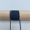 Em estoque corda de poliéster 2mm com núcleo torcido, corda de guarda-chuva mesclada, puxador de bolsa, tecelagem manual, corda para pendurar DIY, decoração de cauda de puxar à prova de vento, pingente de gota