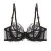 Lencería transfronteriza, encaje sexy, estilo de deseo puro, sujetador de boda, hace que los pechos grandes parezcan más pequeños, conjunto de lencería a juego, conjunto de sujetador fino rojo para mujer