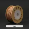 Cordón de algodón trenzado estilo tibetano hilo de algodón frotado a mano hilo de borla cordón tejido (wenwan) cordón string 1.0mm 1.2mm cordón para ensartar cuentas de rosario resistente al desgaste